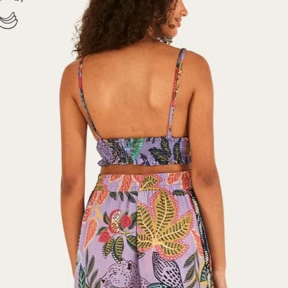 Farm Rio Smocked Triangle Tank Top - Picture 3 of 5